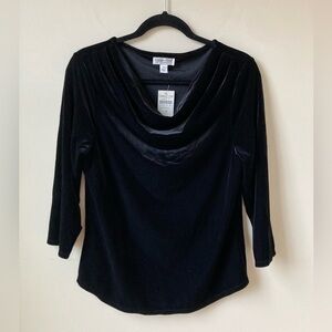 NWT Coldwater‎ Creek Velvet Blouse
